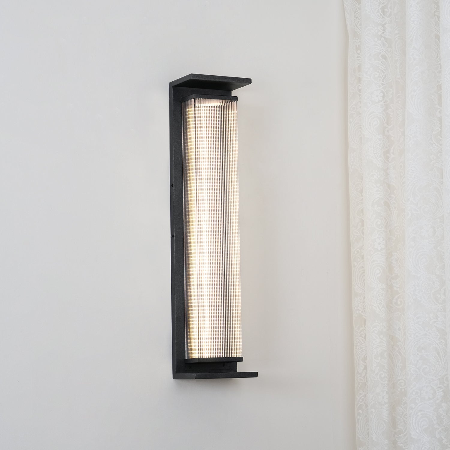 Slim Box Up Down Wall Sconce