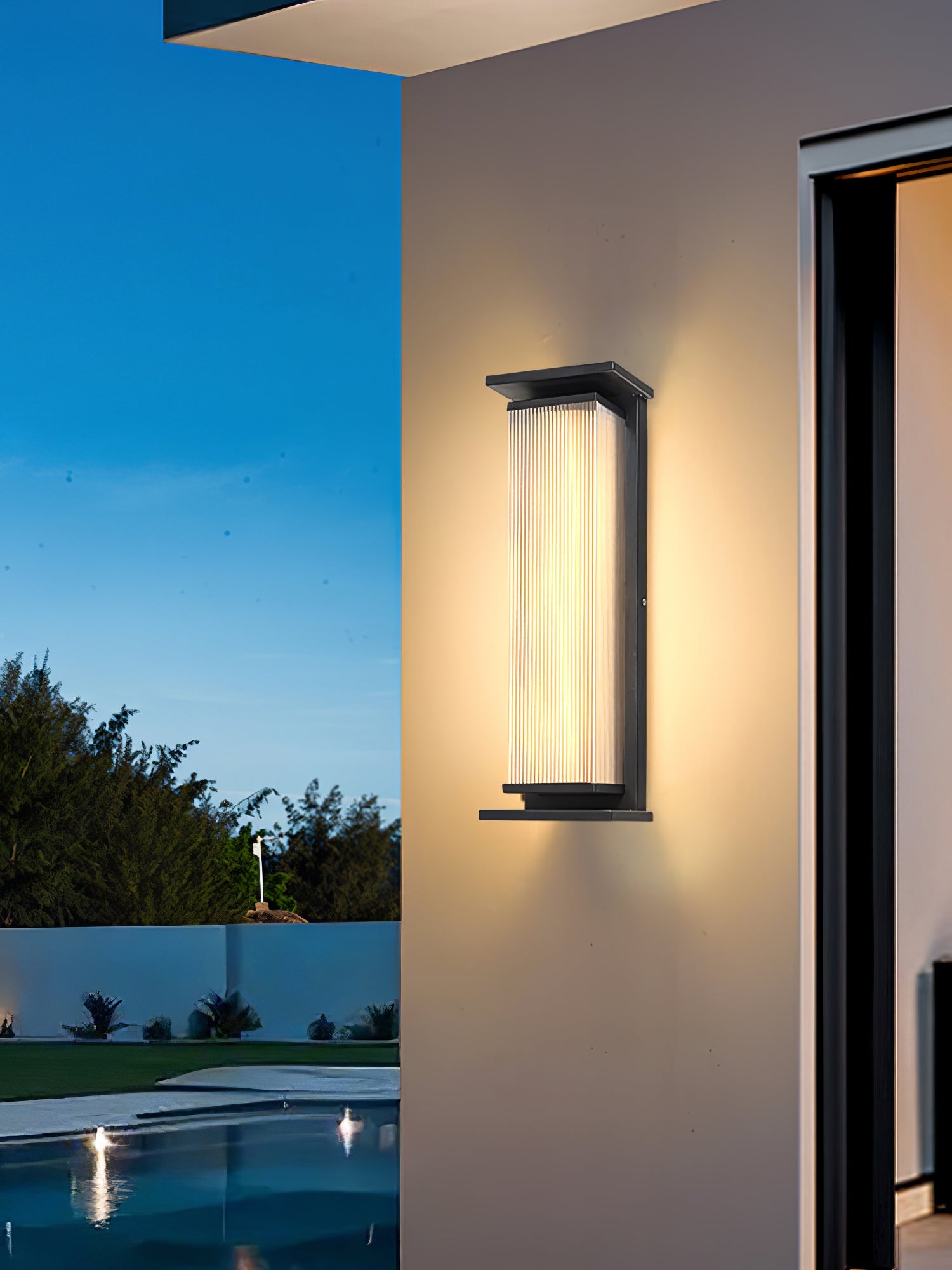 Slim Box Up Down Wall Sconce