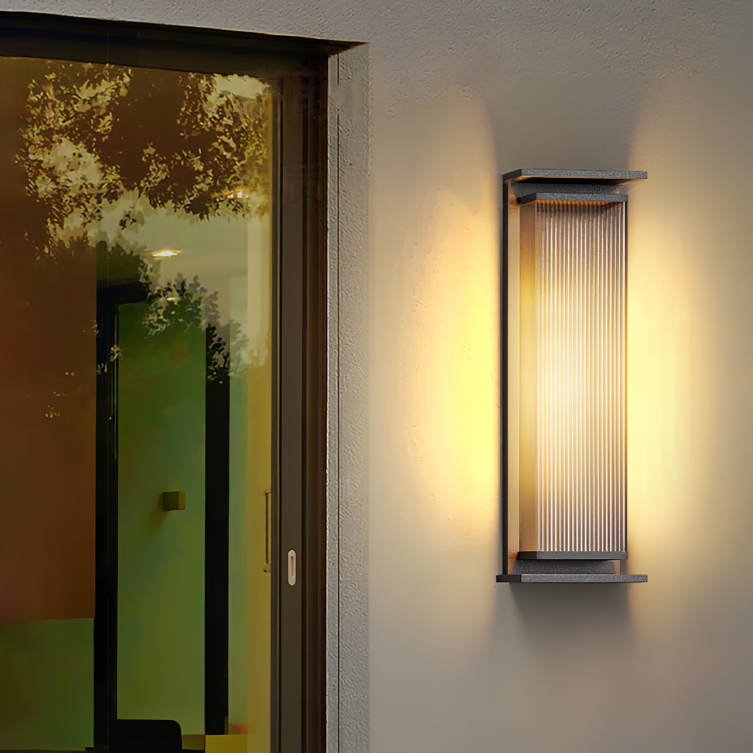 Slim Box Up Down Wall Sconce