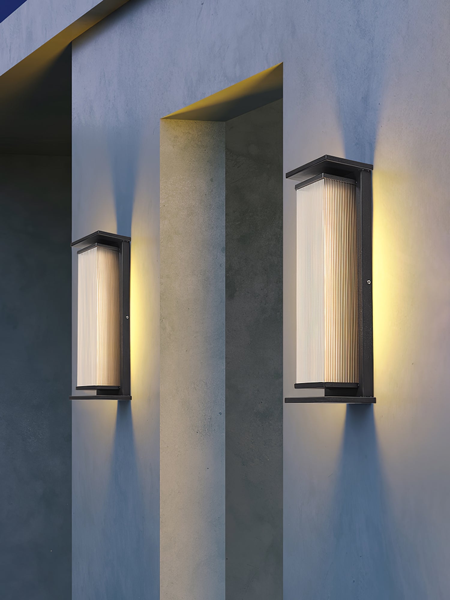 Slim Box Up Down Wall Sconce