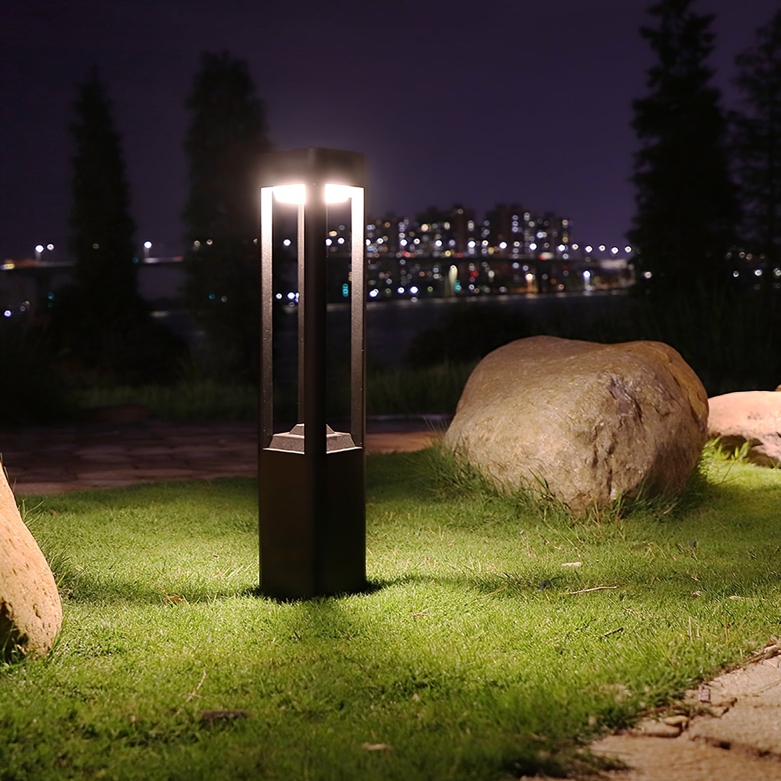 Slim Column Path Bollard