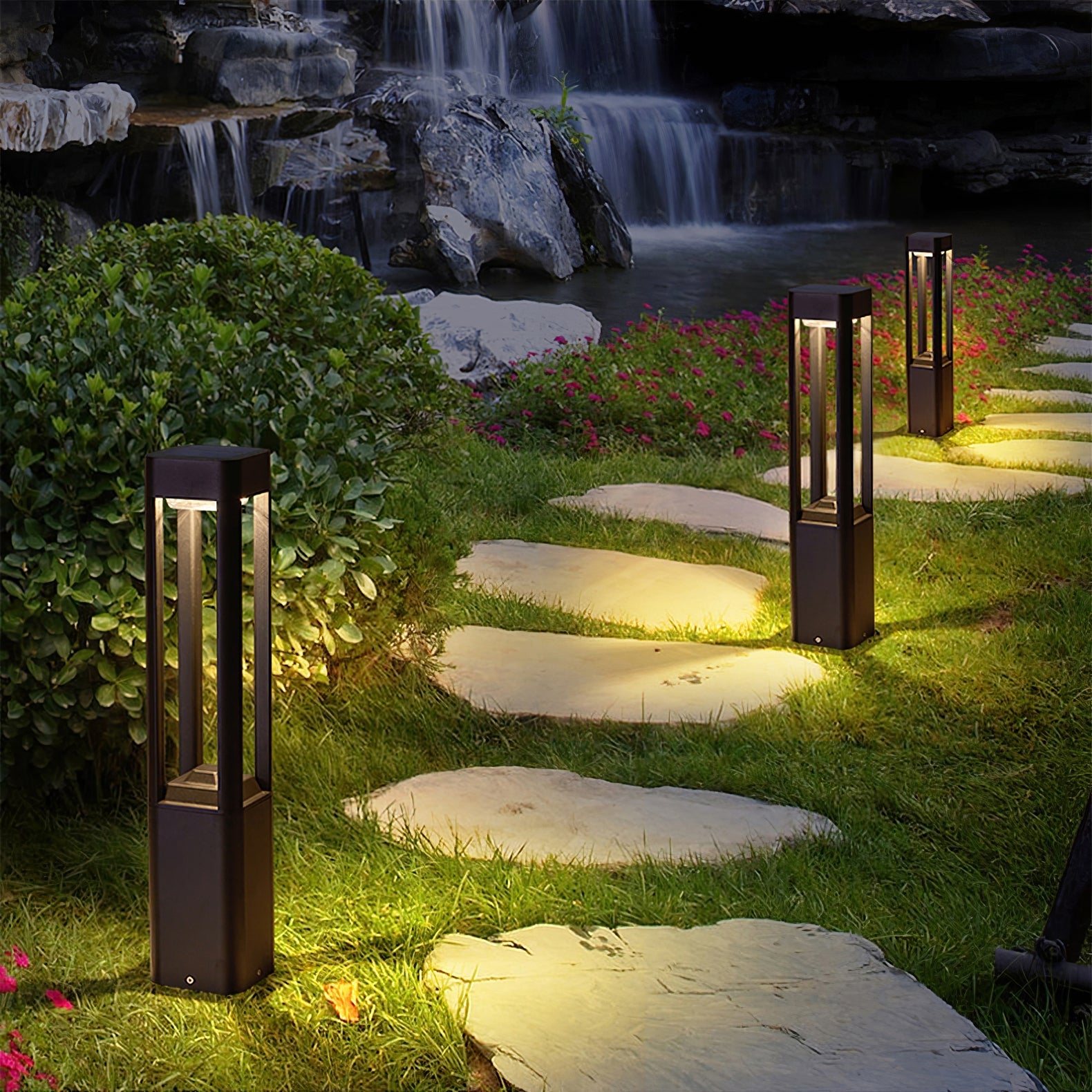 Slim Column Path Bollard