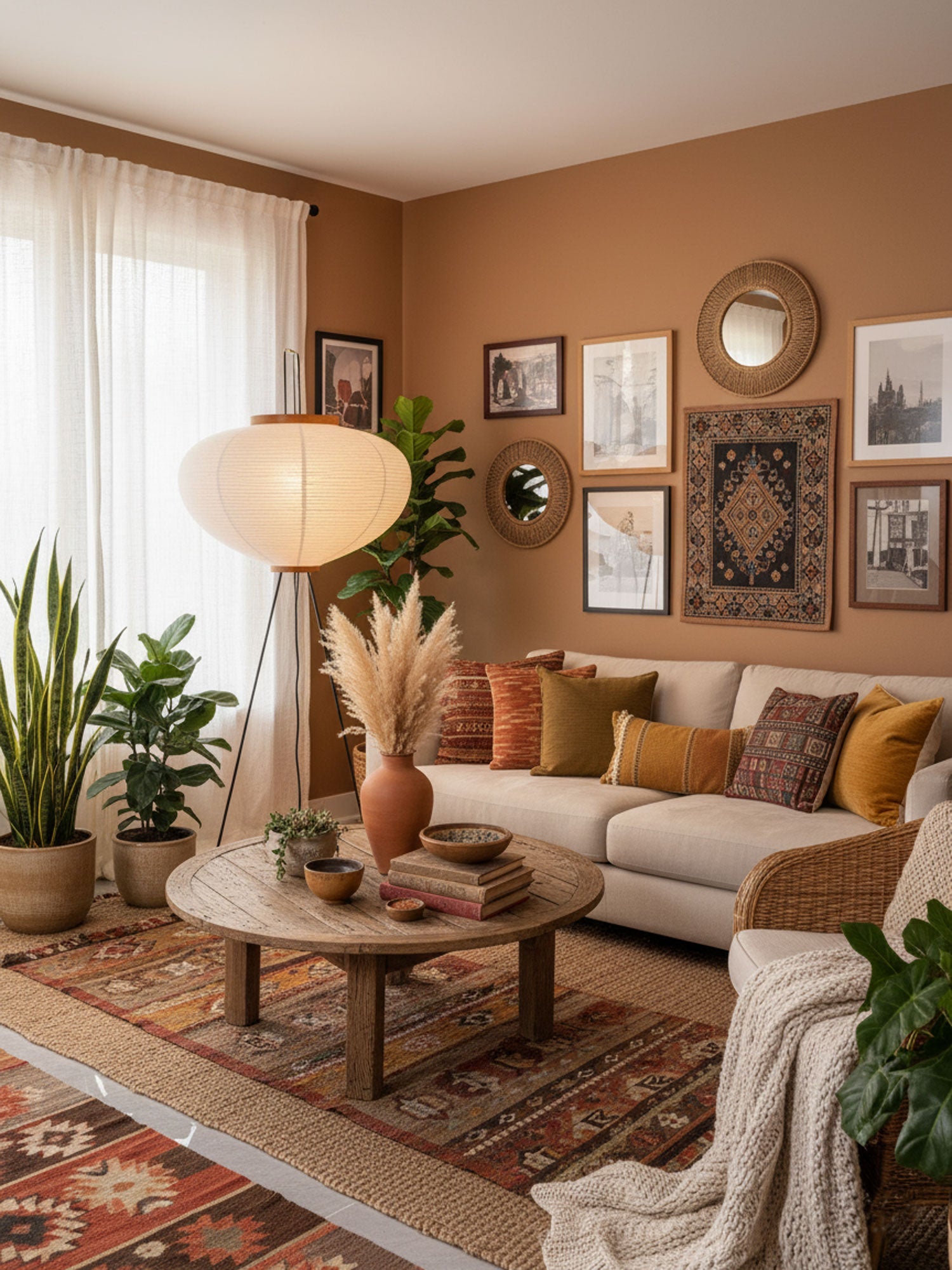 Nagare Mulberry Paper Floor Lamp