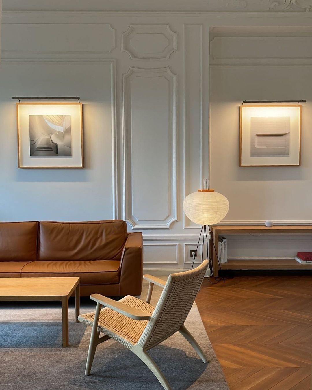 Nagare Mulberry Paper Floor Lamp