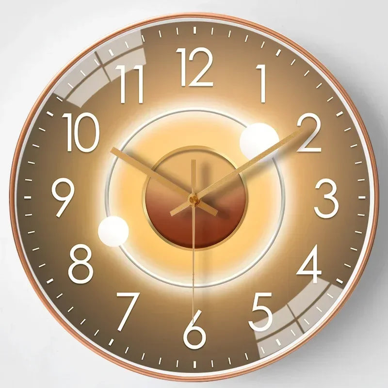Clear Glass Dial Wall Clock