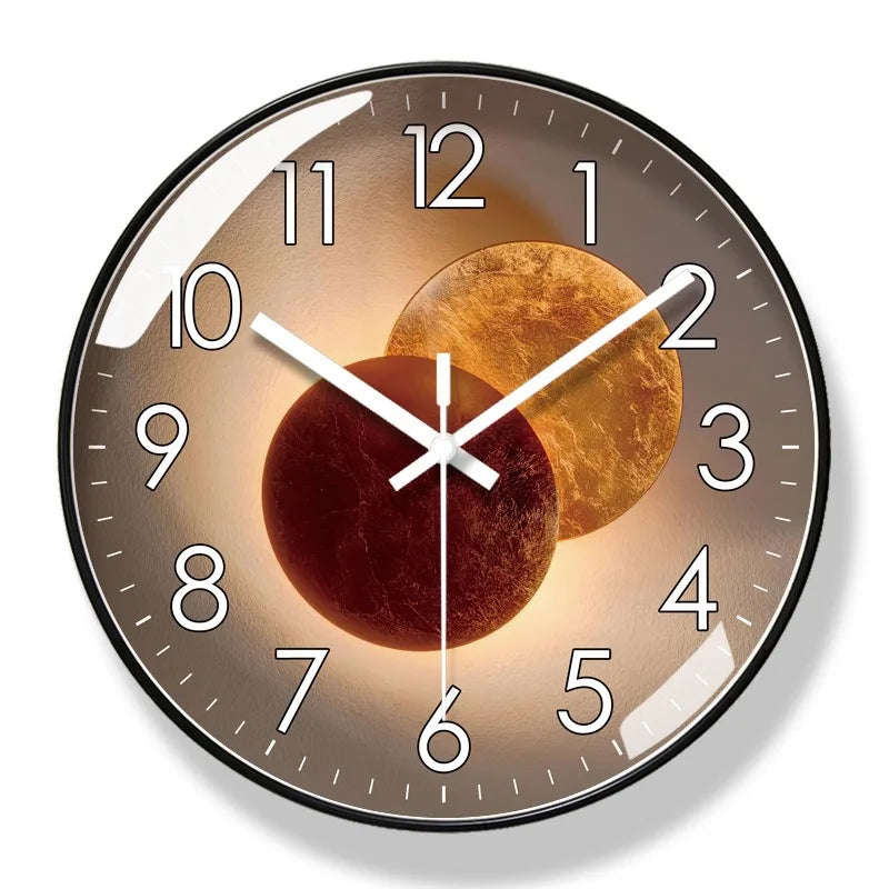 Round Acrylic Silent Wall Clock