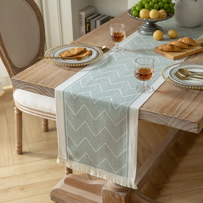 Halda Linen-Weave Table Runner