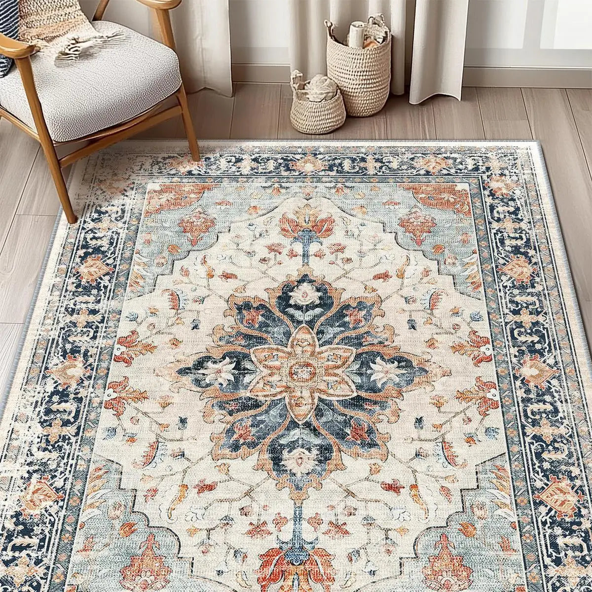 Sahara Bohemian Washable Rug