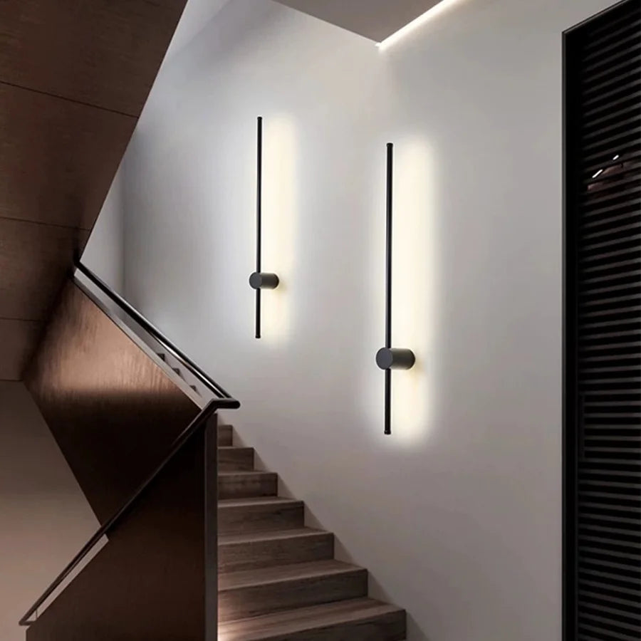 Rotating Outdoor Strip Wall Light