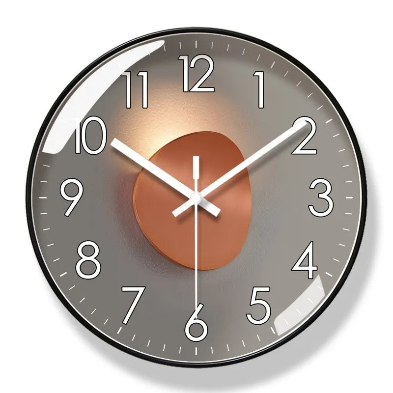 Round Acrylic Silent Wall Clock