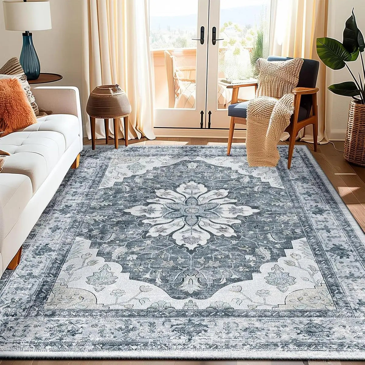 Sahara Bohemian Washable Rug