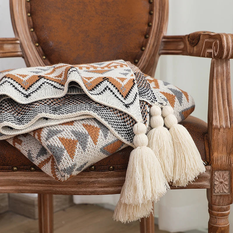 Linnea Knitted Throw