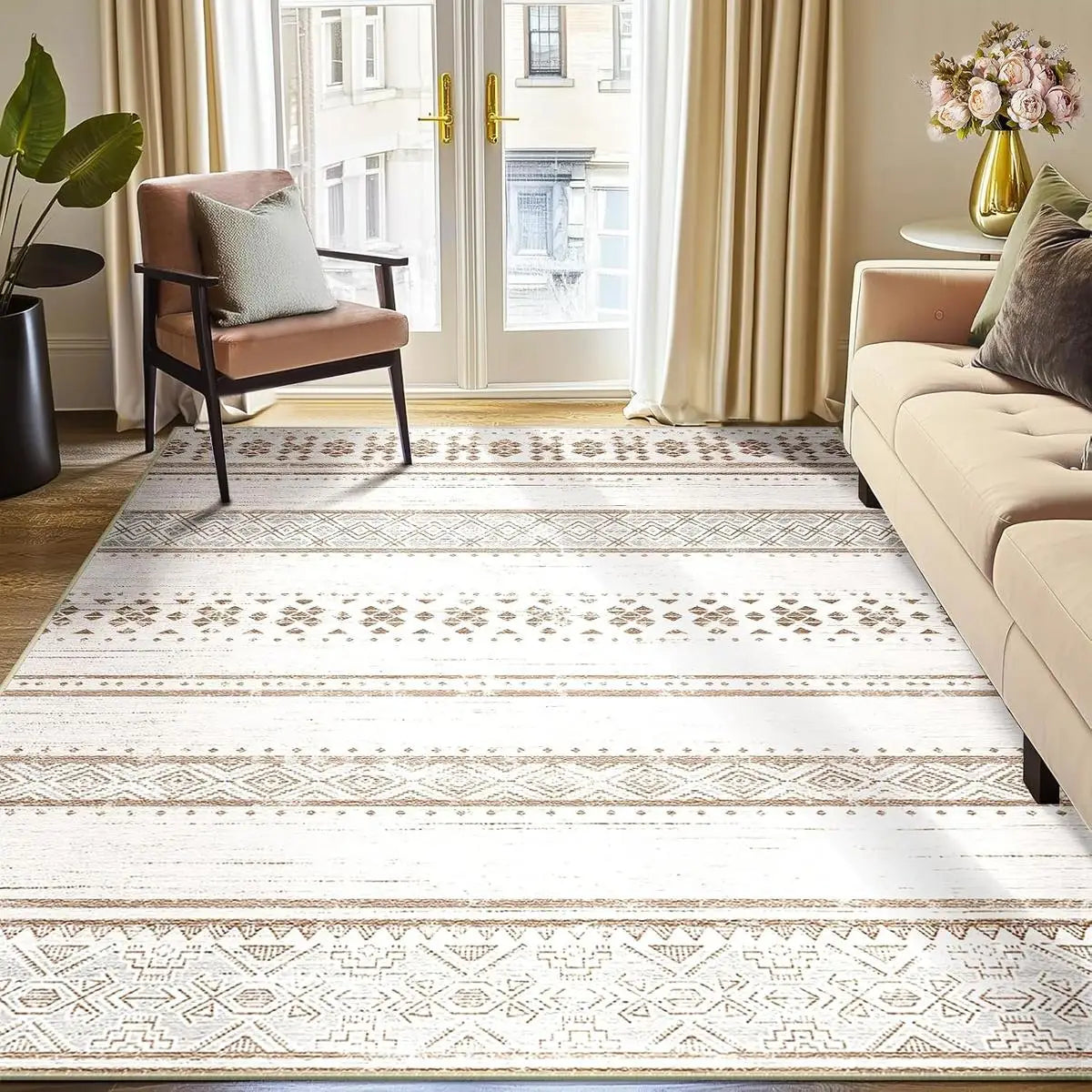 Sahara Bohemian Washable Rug