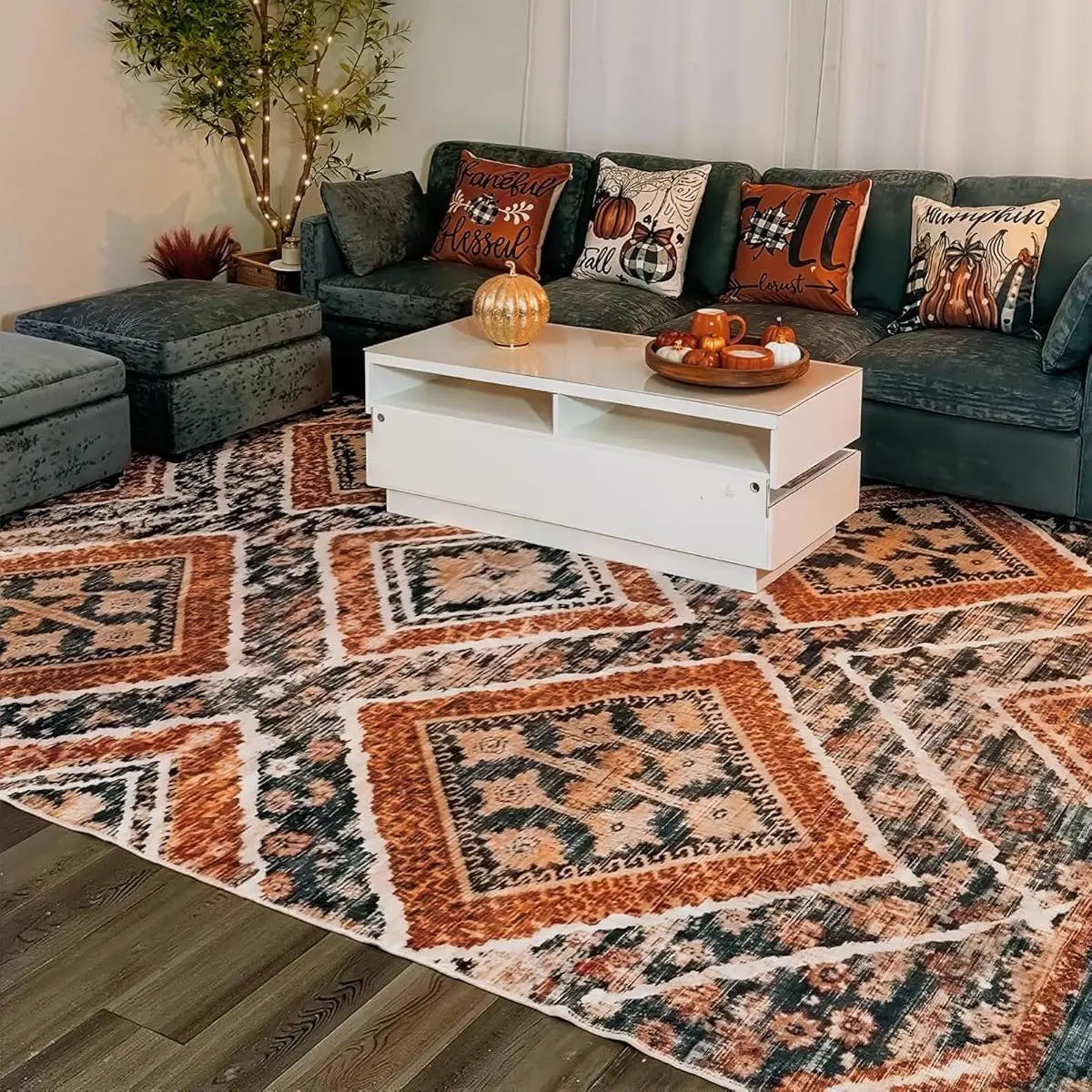 Sahara Bohemian Washable Rug