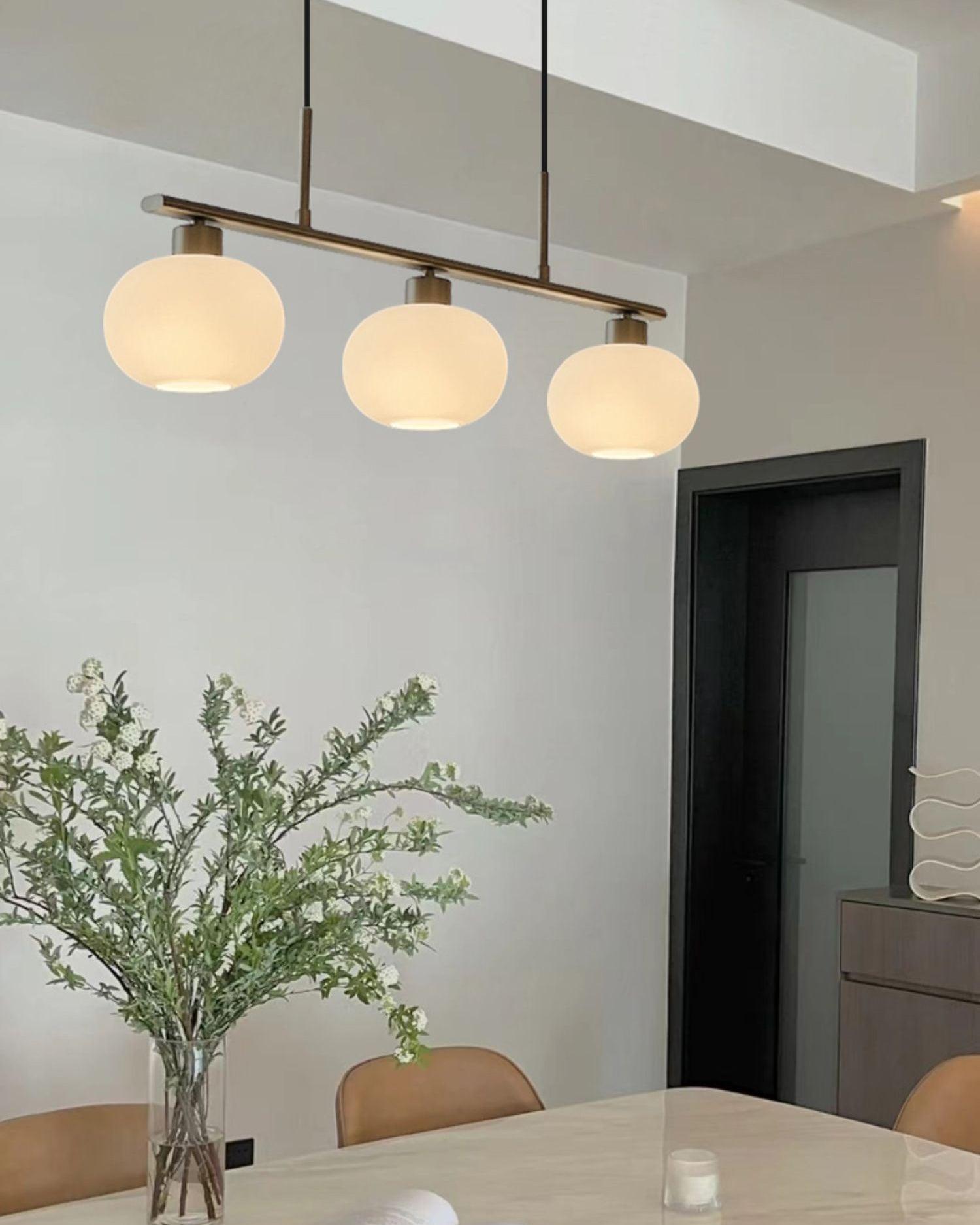 Trio Globe Linear Pendant