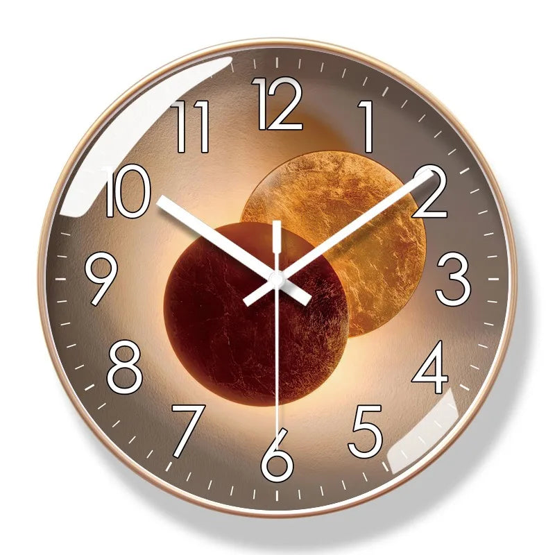 Round Acrylic Silent Wall Clock