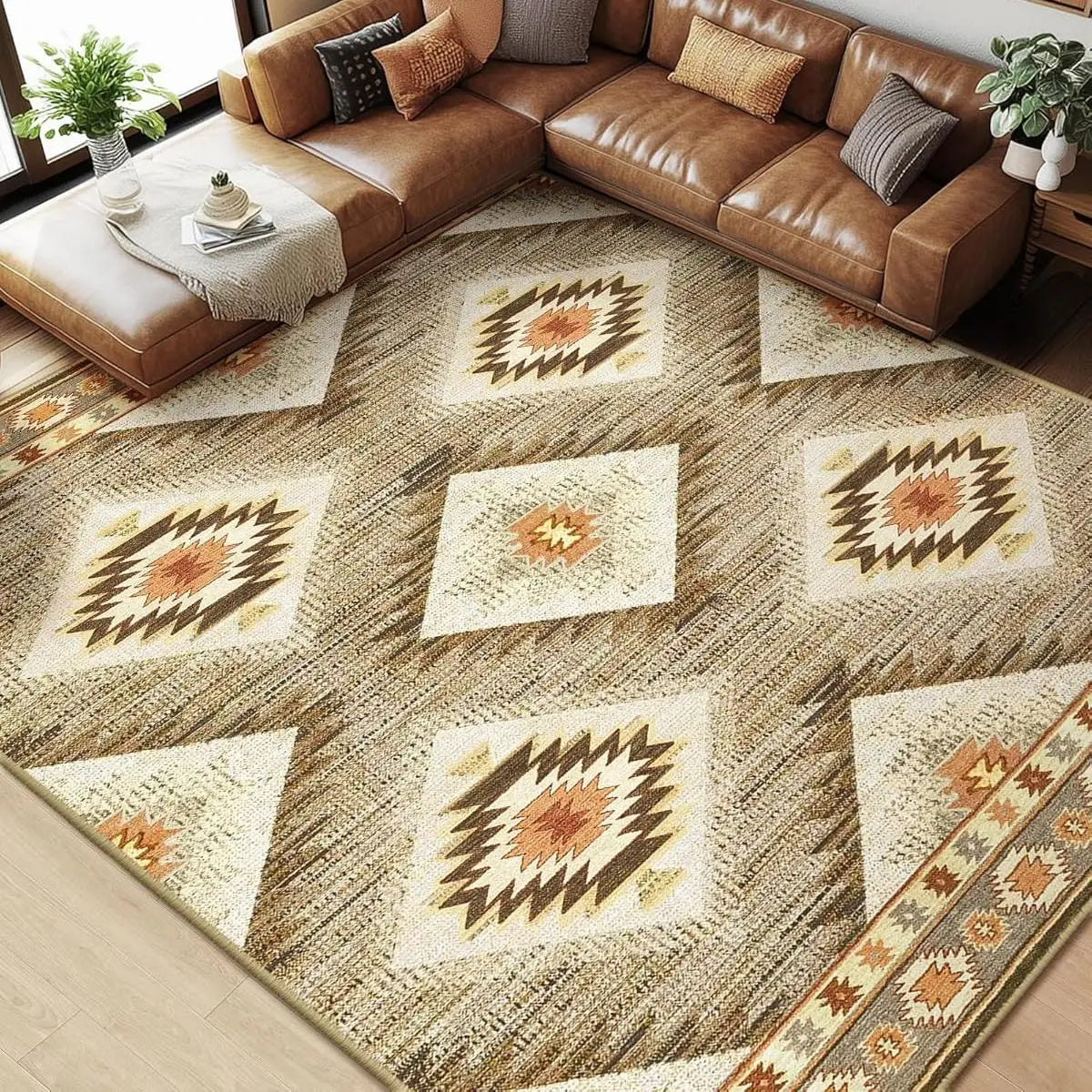 Sahara Bohemian Washable Rug
