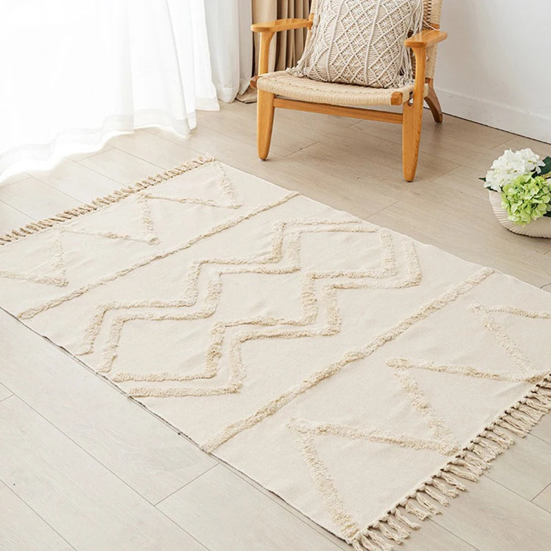 Arc Rainbow Cotton Linen Runner