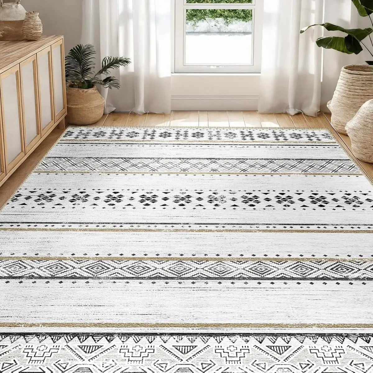 Sahara Bohemian Washable Rug