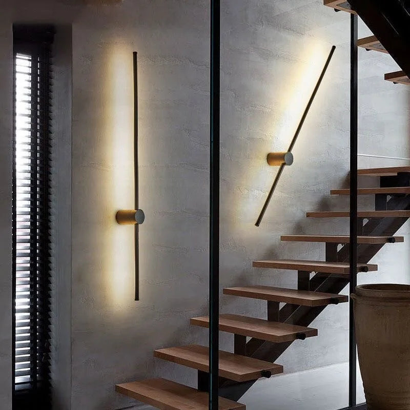 Rotating Outdoor Strip Wall Light