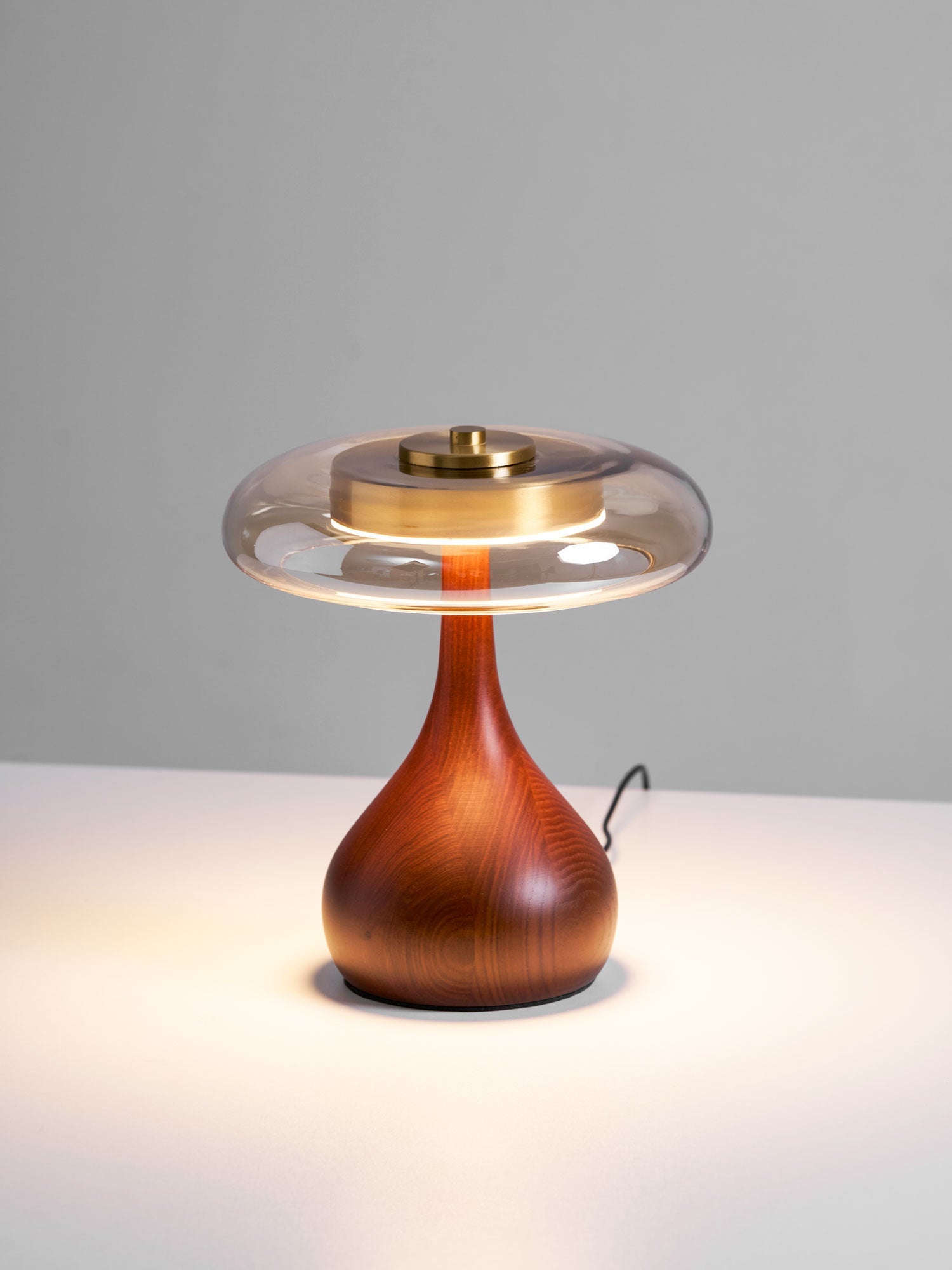 Amberwood Curve Table Lamp