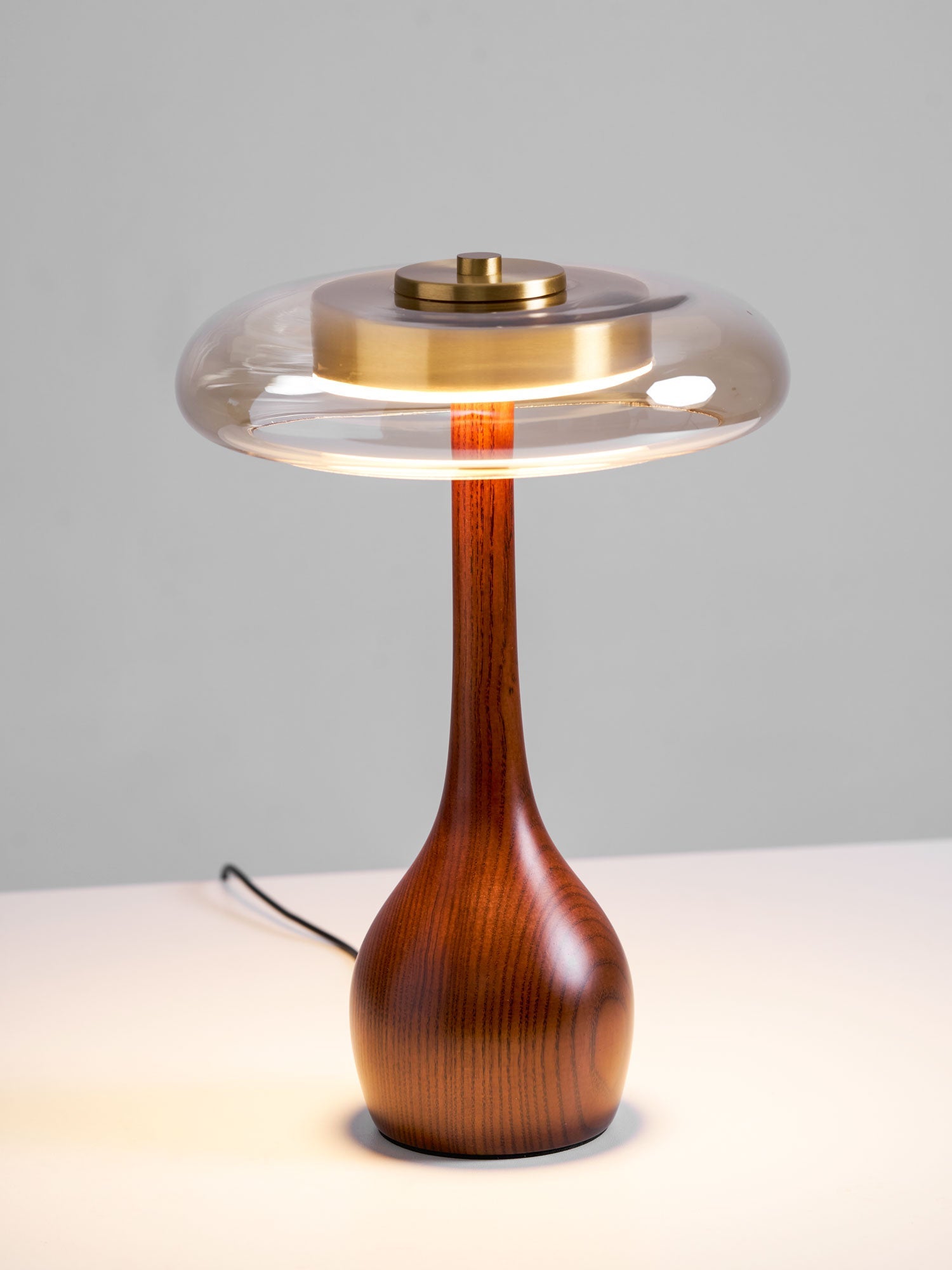 Amberwood Curve Table Lamp