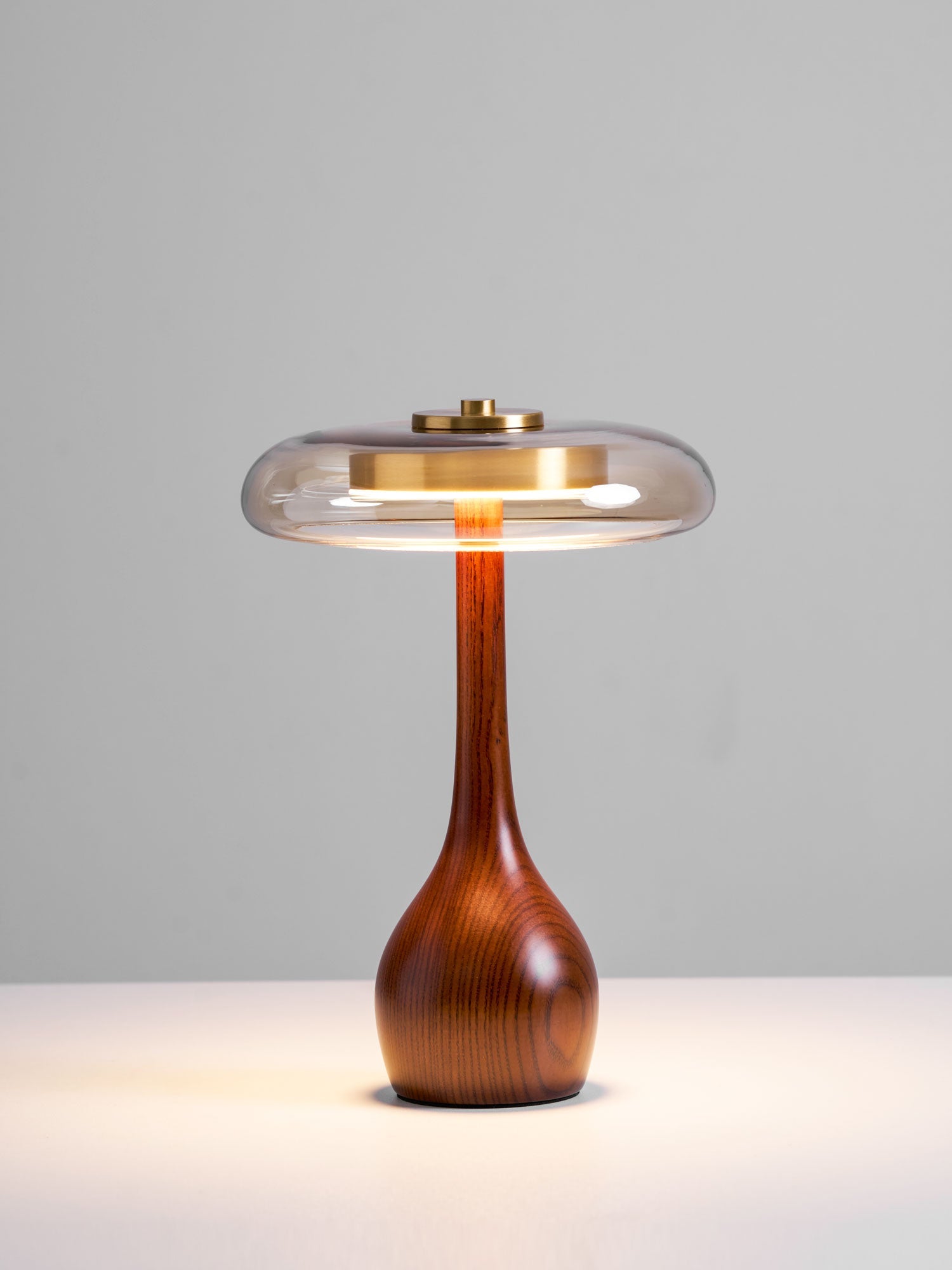 Amberwood Curve Table Lamp