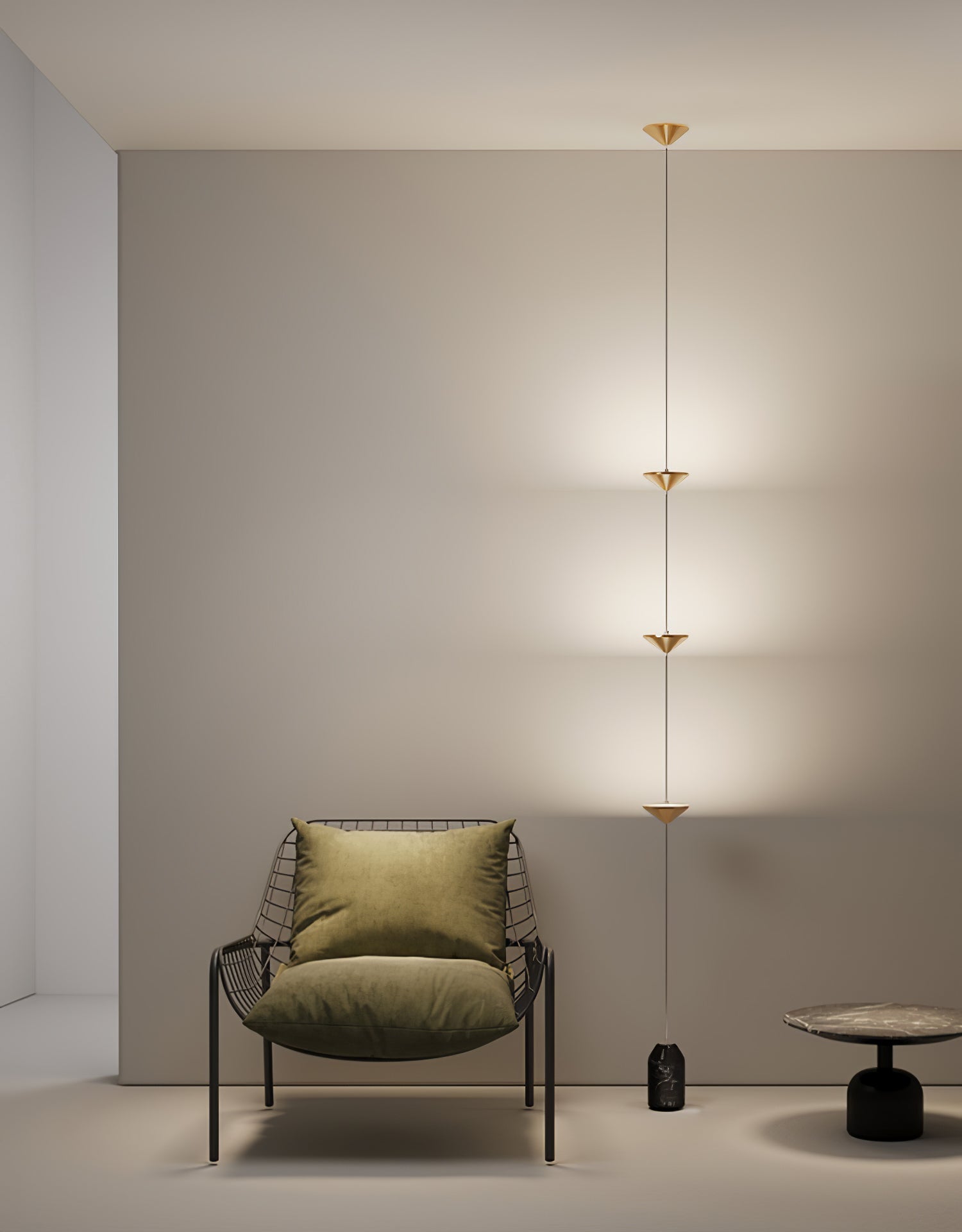 Meridian Marble Counterweight Floor Lamp