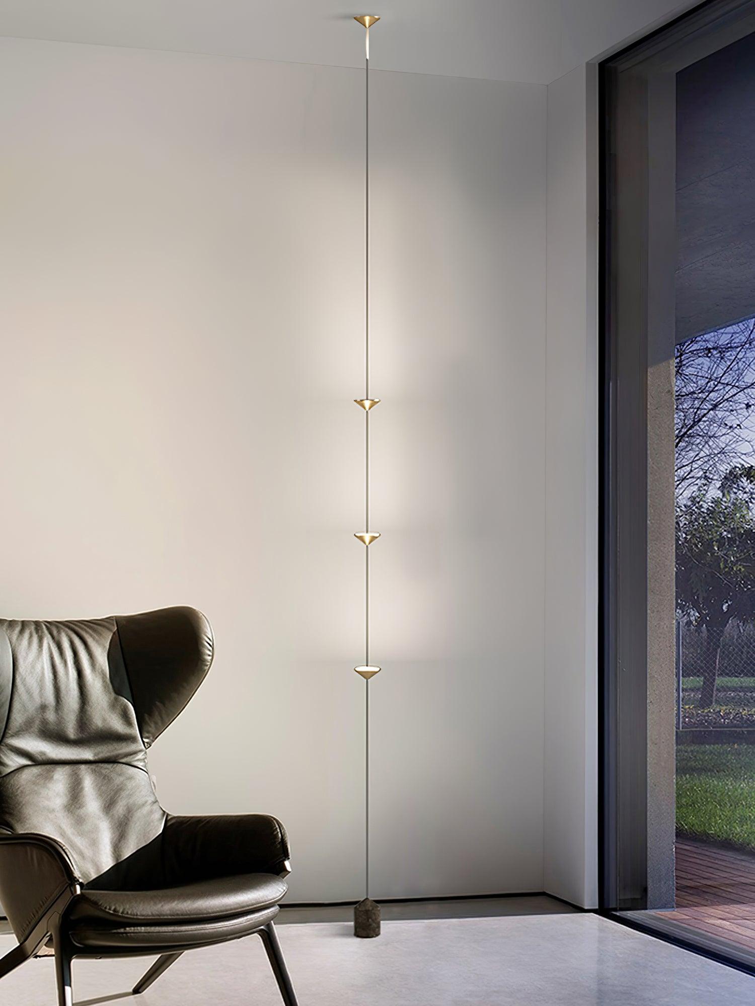 Meridian Marble Counterweight Floor Lamp
