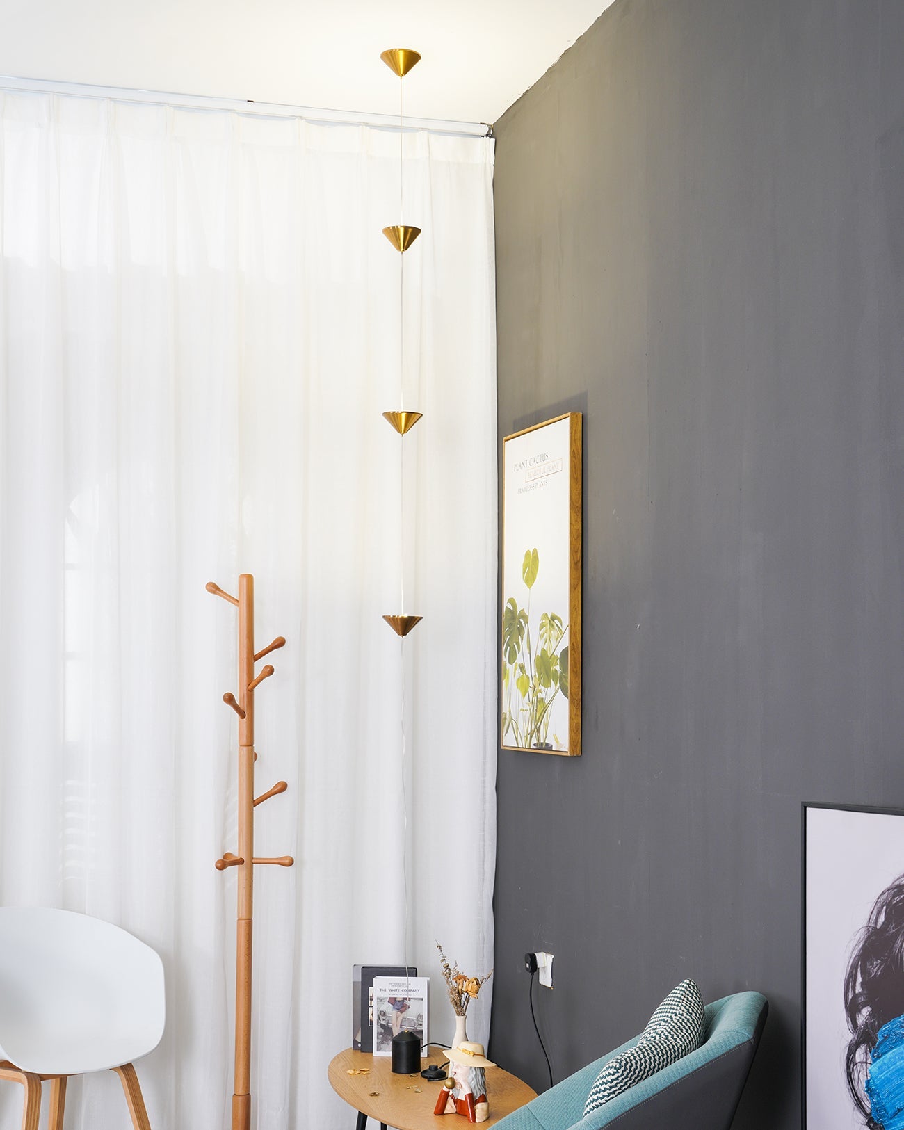 Meridian Marble Counterweight Floor Lamp