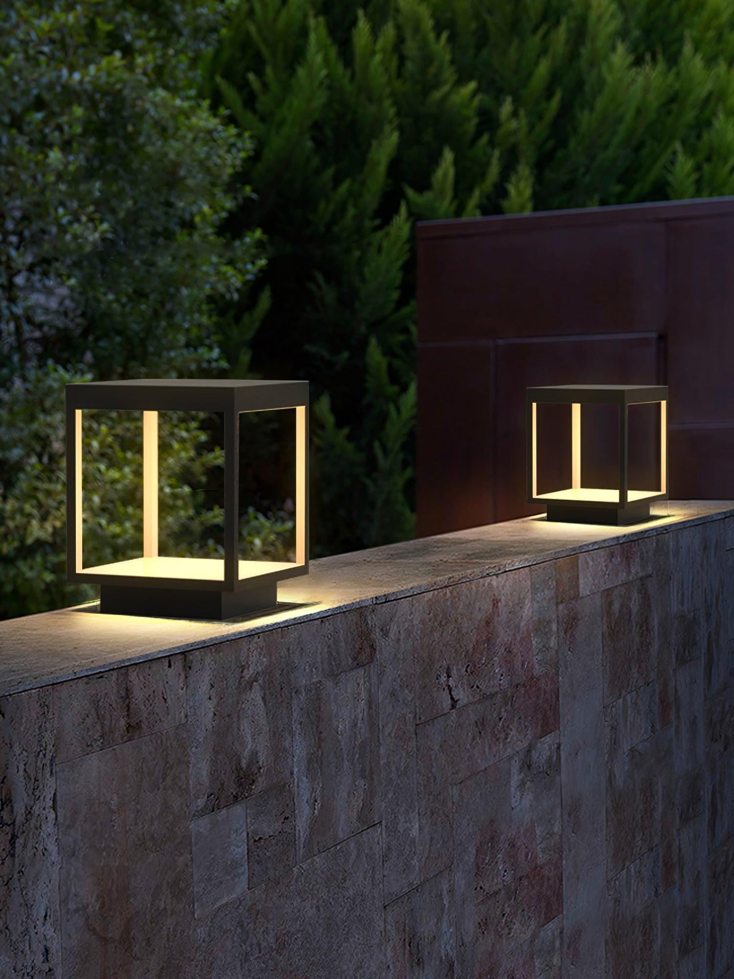 Four Sided Pillar Post Lantern