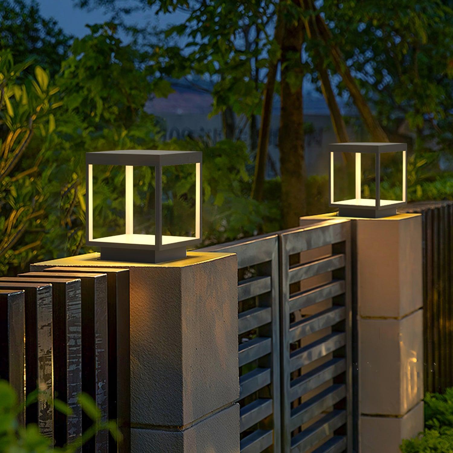 Four Sided Pillar Post Lantern