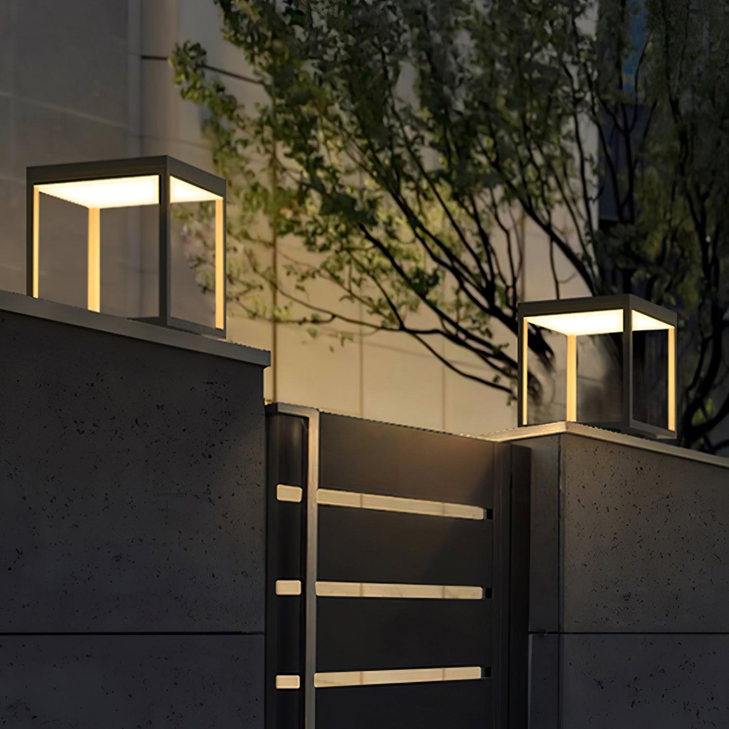 Four Sided Pillar Post Lantern