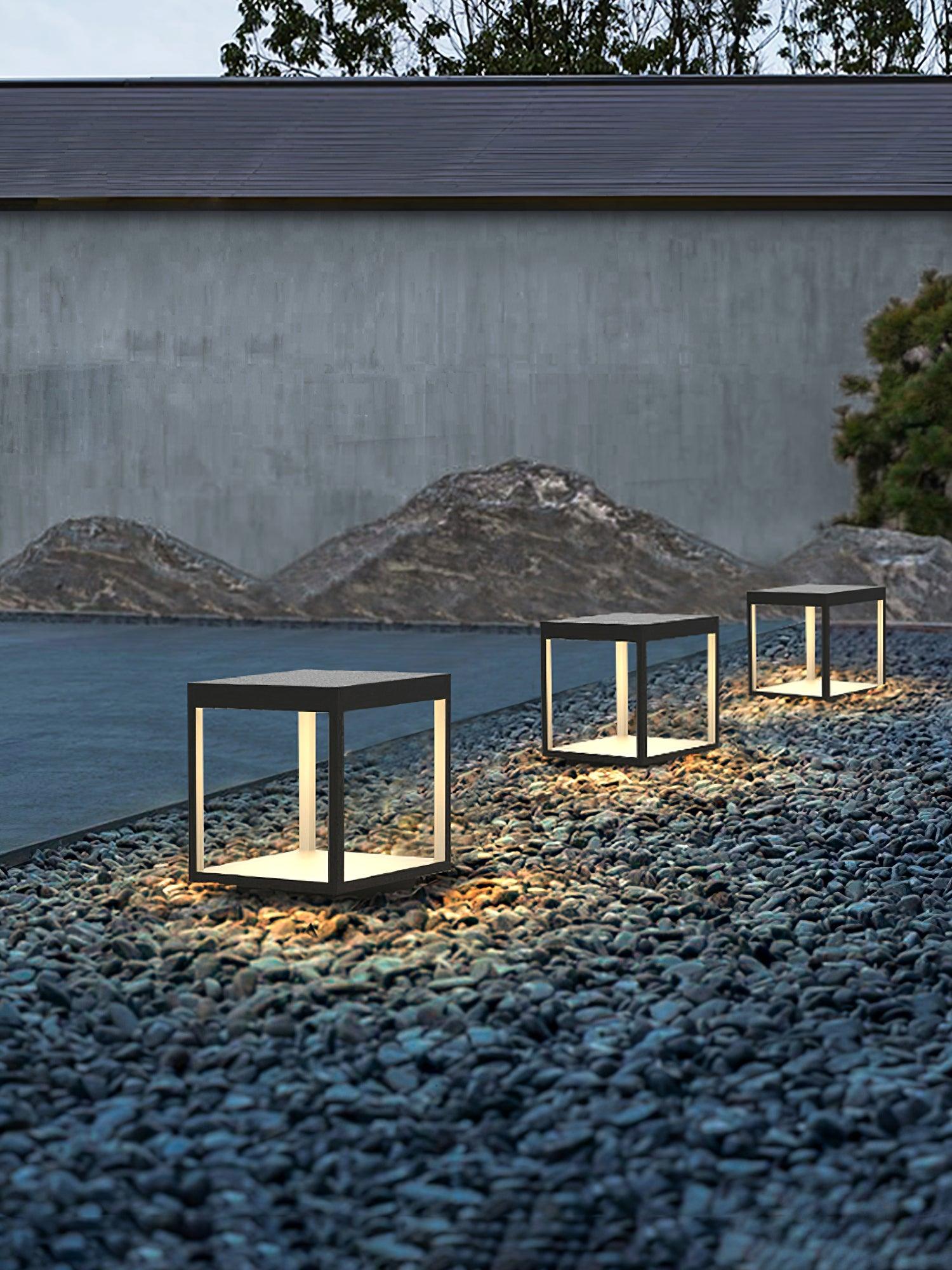 Four Sided Pillar Post Lantern