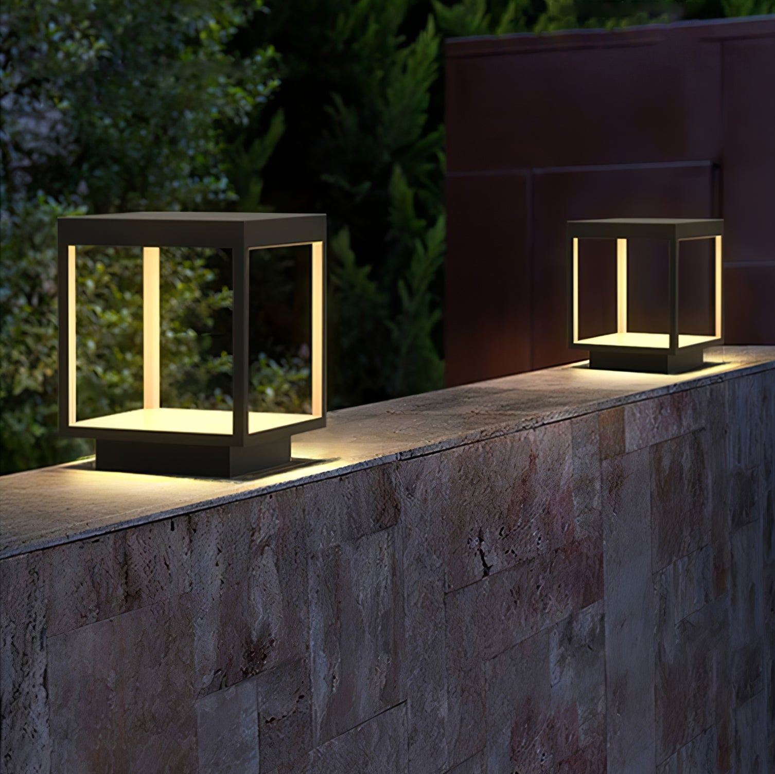 Four Sided Pillar Post Lantern