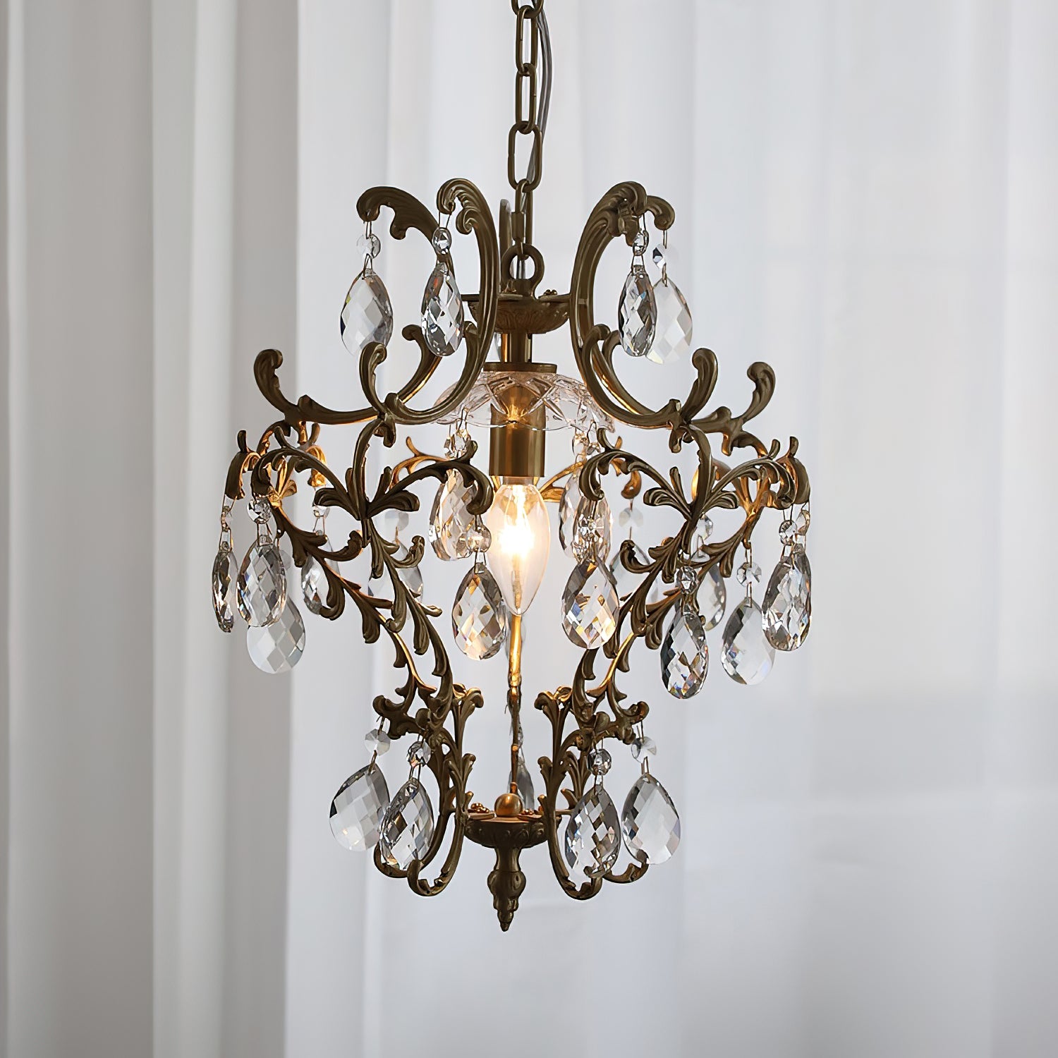 Stellara Crystal Teardrop Chandelier