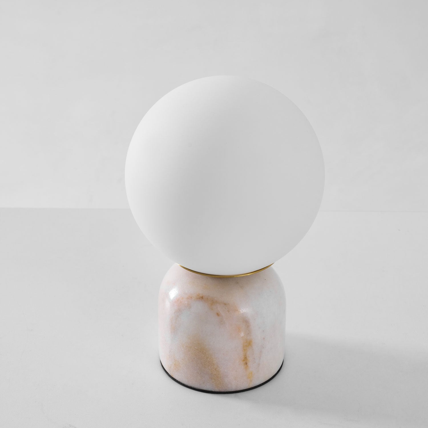 Vesta Marble & Opal Glass Table Lamp