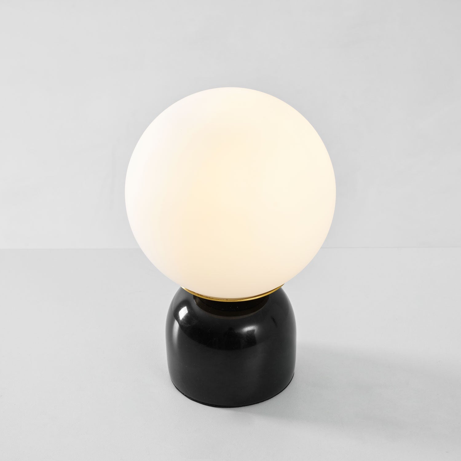 Vesta Marble & Opal Glass Table Lamp