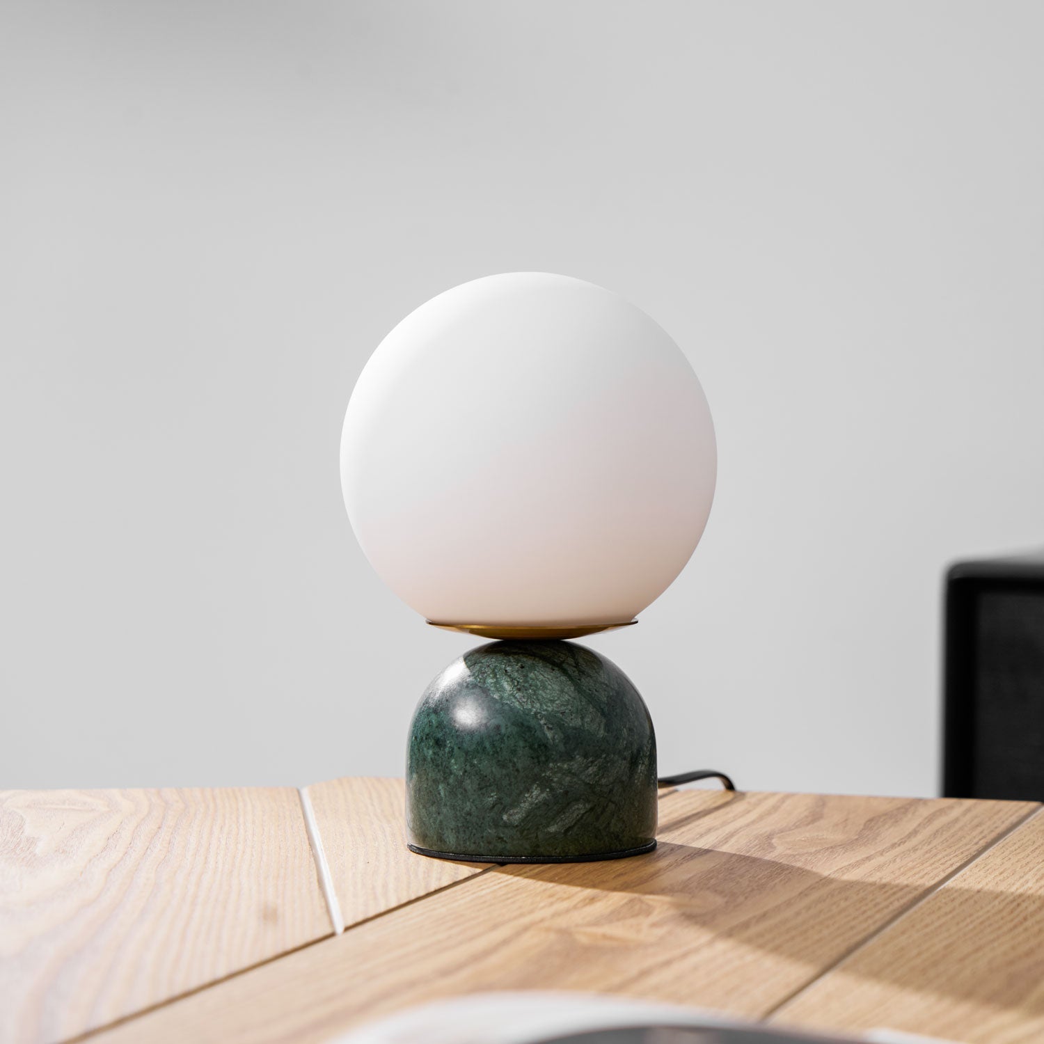 Vesta Marble & Opal Glass Table Lamp