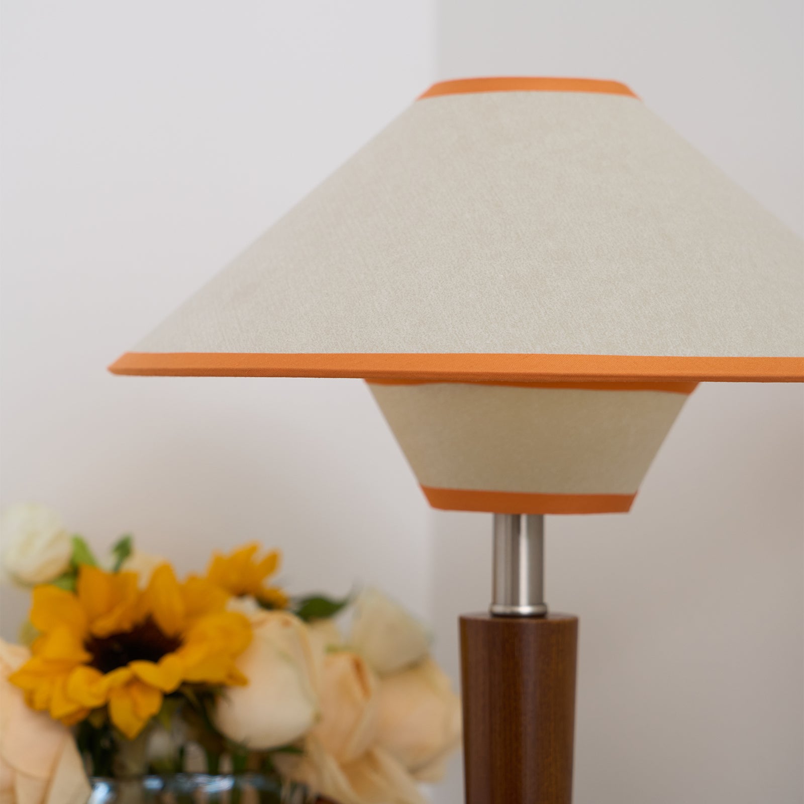 Alderwood Linen Shade Table Lamp