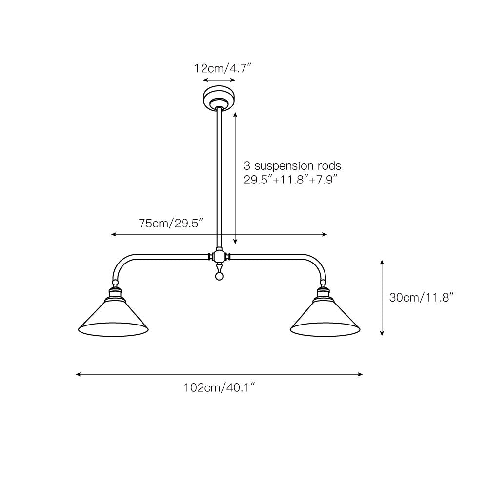 Norfolk Linear Pendant