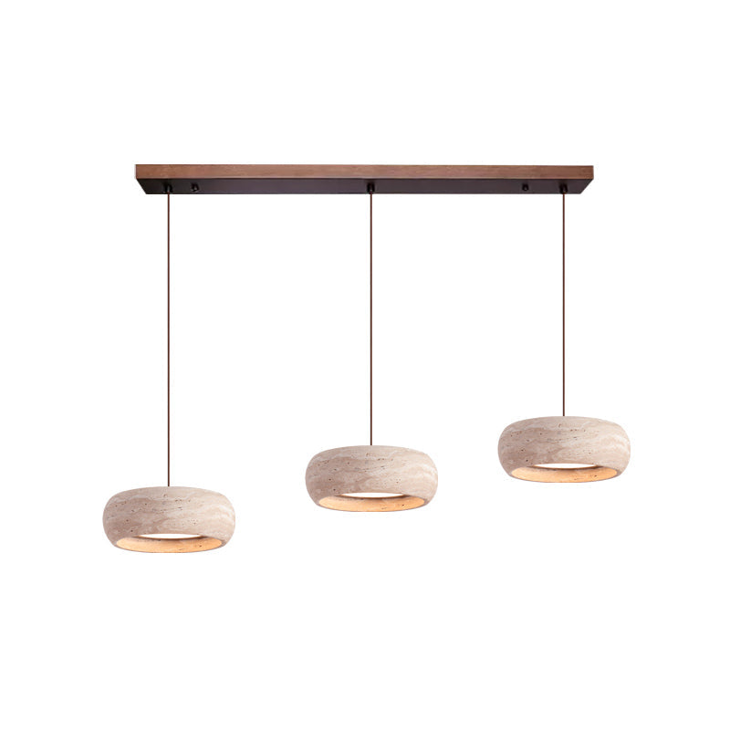 Cava Travertine Linear Pendant