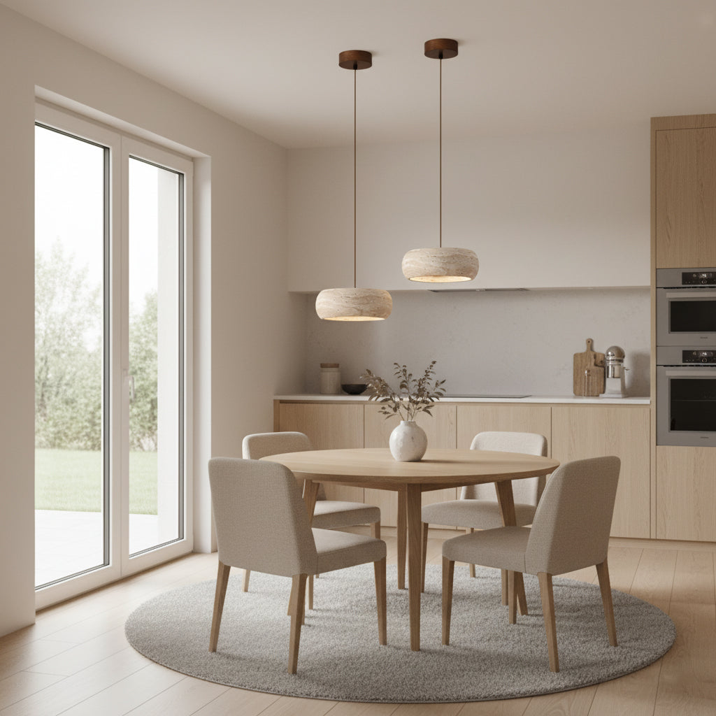 Cava Travertine Linear Pendant