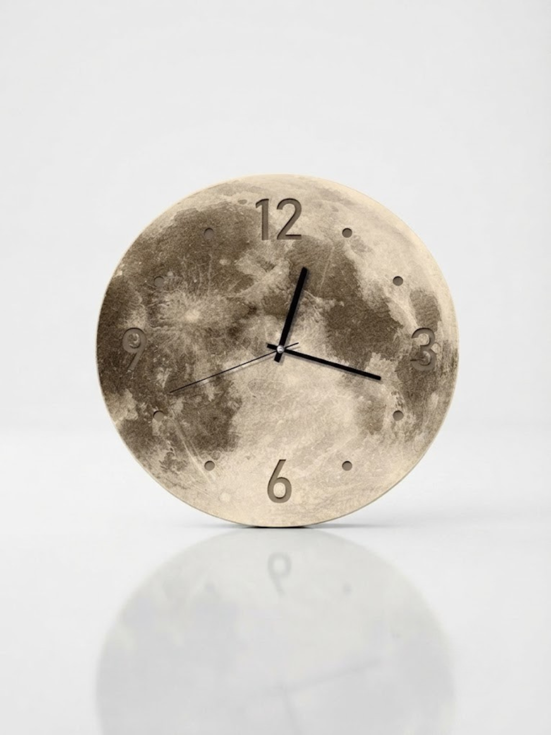 Lunar Glow LED Wall Clock