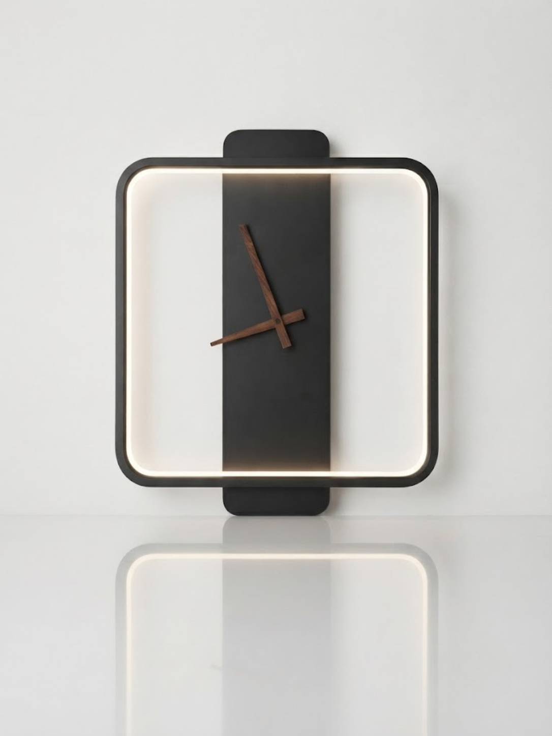 Compact Clock Wall Light
