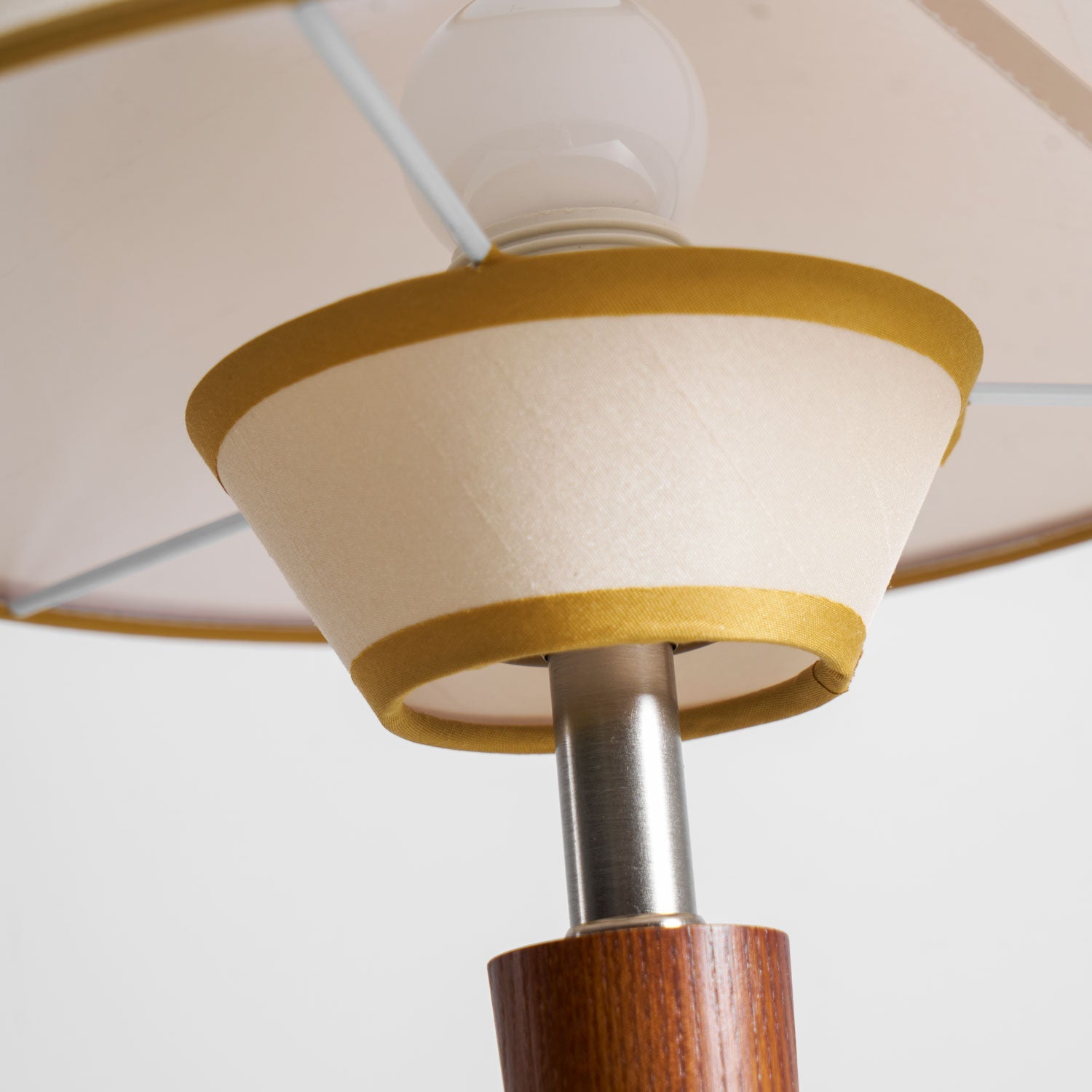 Alderwood Linen Shade Table Lamp