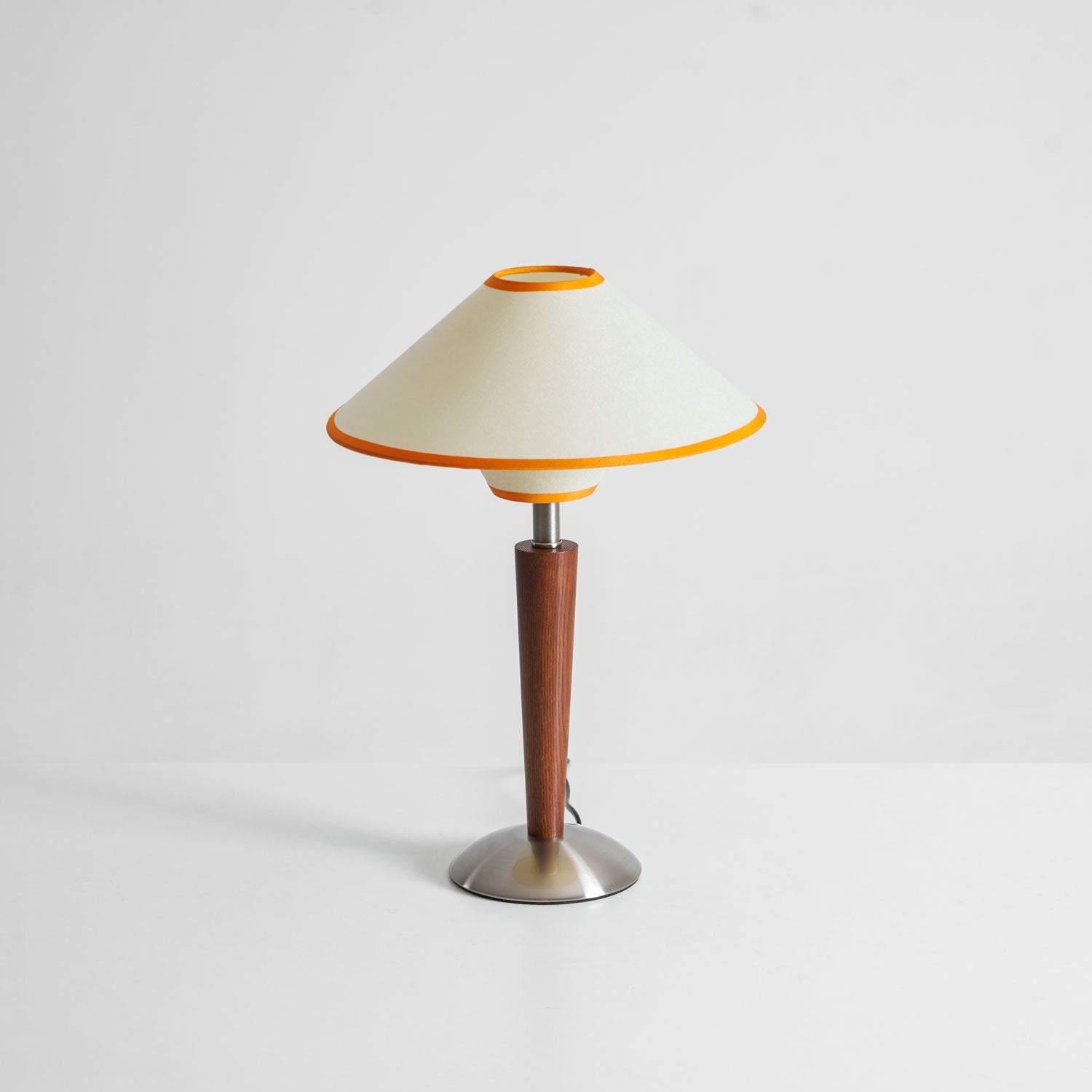 Alderwood Linen Shade Table Lamp