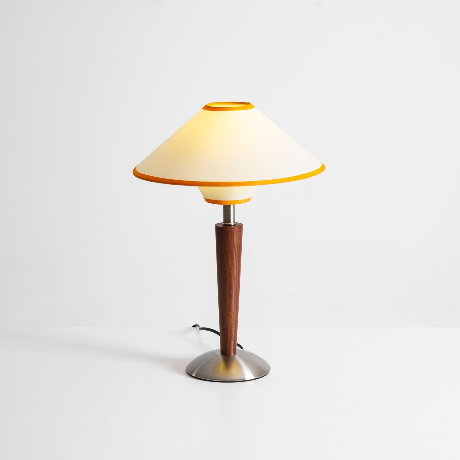 Alderwood Linen Shade Table Lamp