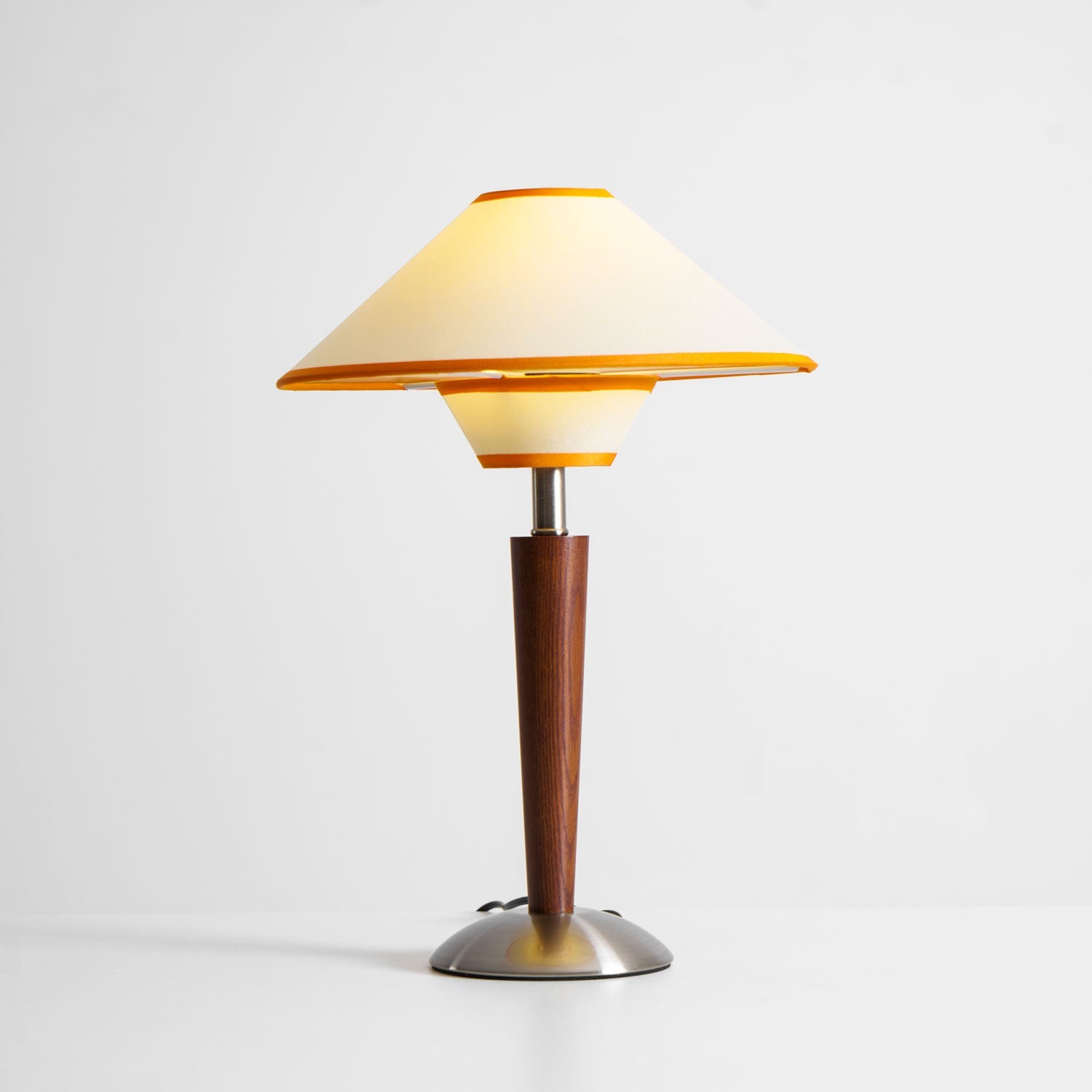 Alderwood Linen Shade Table Lamp