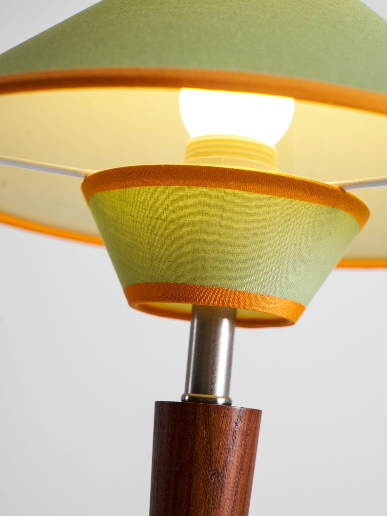 Alderwood Linen Shade Table Lamp